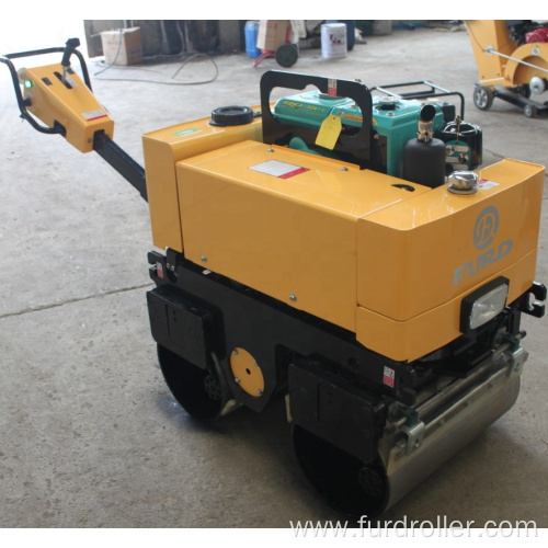 Walk behind water-cooled diesel engine road roller compaction FYL-800CS